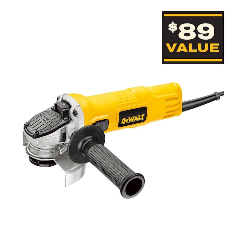 DEWALT 7 Amp 4.5 in. Small Corded Angle Grinder with 1-Touch Guard