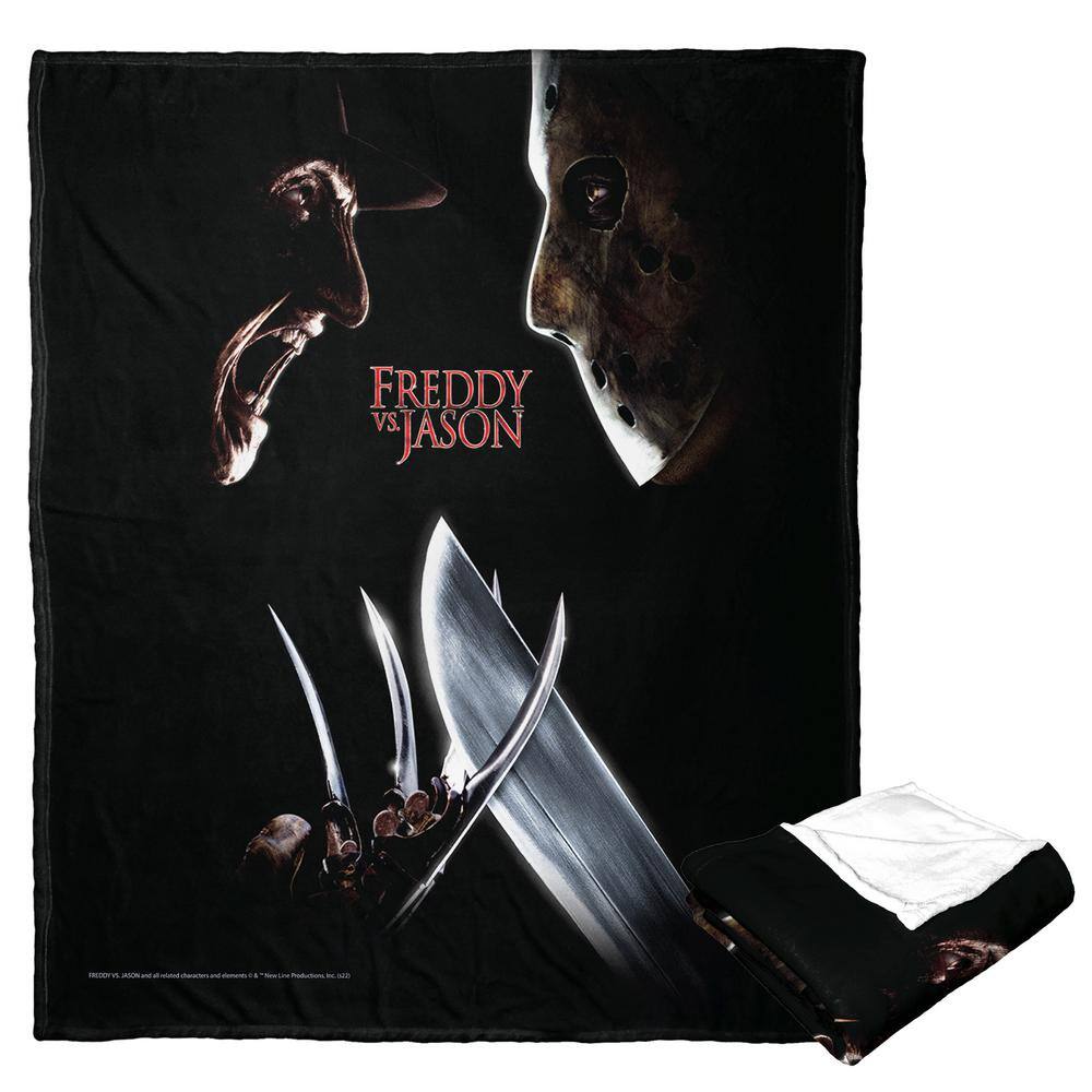THE NORTHWEST GROUP Freddy Vs Jason Silk Touch Multi-Colored Throw Blanket Freddy V Jason Poster