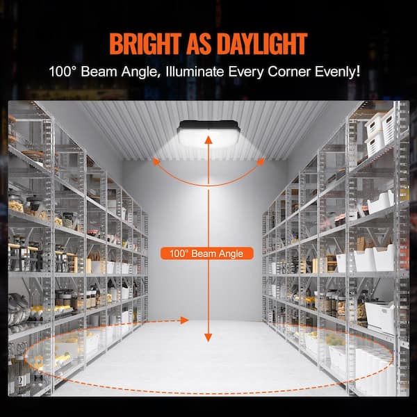 SKYSHALO LED Canopy Light White 150W Floodlight 16500LM