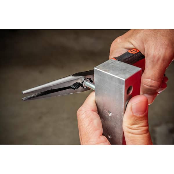 Crescent - 8 in. Z2 Dual Material High Leverage Long Nose Pliers