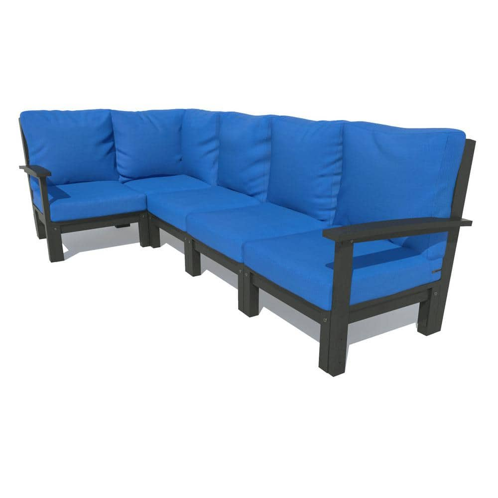 Highwood Bespoke Deep Seating 5Piece Plastic Outdoor Sectional Set