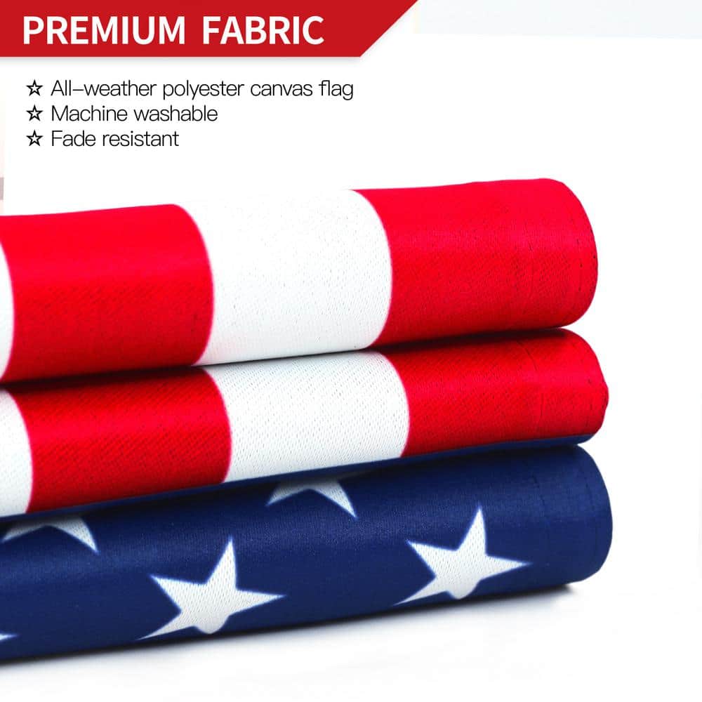 Patriotic Double-Sided USA Garden Flag 18 x 12.5 Inch