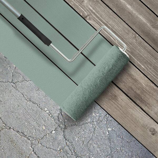 5 gal. #PPU12-05 Lotus Leaf Low-Lustre Enamel Interior/Exterior Porch and Patio Floor Paint