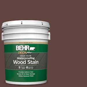 5 gal. #PPU3-20 Cinnabark Solid Color Waterproofing Exterior Wood Stain
