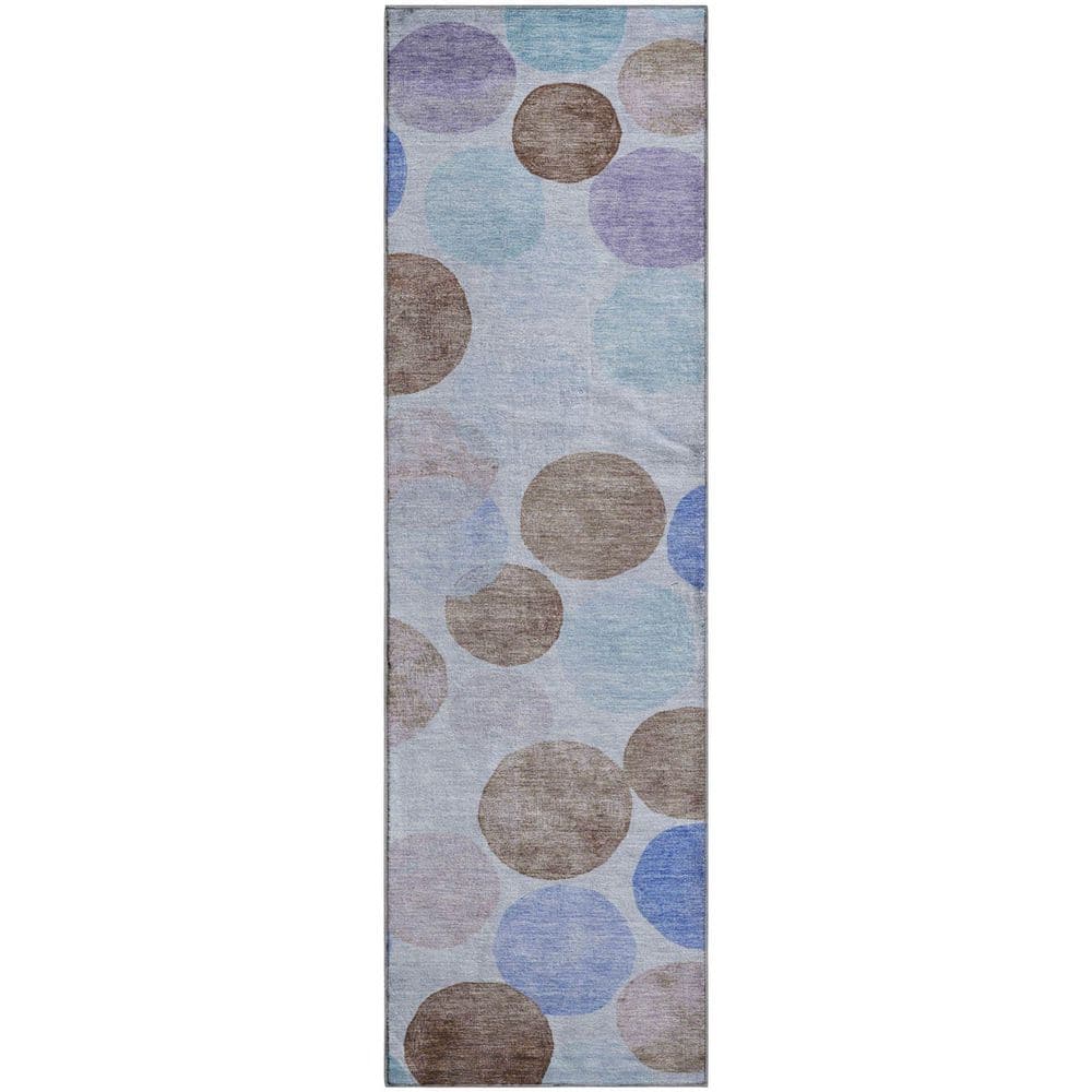 Mayfield Premium Machine Washable Abstract AMF1898 Sky 2 ft. 3 in. x 7 ft. 6 in. Runner Rug price history on PriceWatchPro