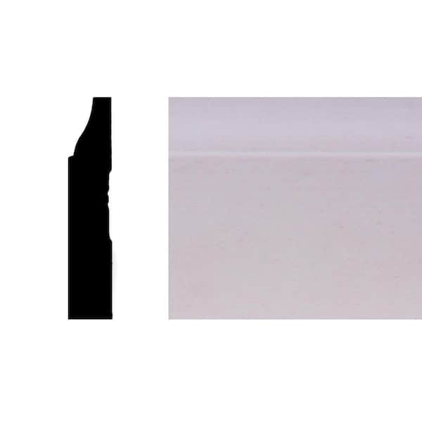 Builder's Choice LWM634 1/2 in. x 2-1/2 in. Primed Finger-Jointed Wood Base Molding