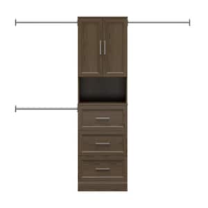 StyleWell Westport 17 in. W x 83.25 in. H White Laminate Board