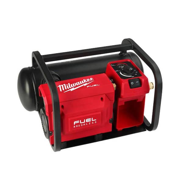Handig Mordrin Monopoly Milwaukee M18 FUEL 18-Volt Lithium-Ion Brushless Cordless 2 Gal. Electric  Compact Quiet Compressor (Tool-Only) 2840-20 - The Home Depot