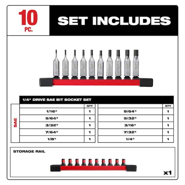 46pc SAE Hex Set
