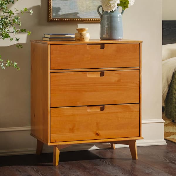 Walker Edison Furniture Company Mid-Century Modern Caramel 3