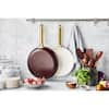 GreenPan Hudson Healthy 8-Piece Ceramic Nonstick Cookware Pots and Pans Set  in Merlot CC005396-001 - The Home Depot