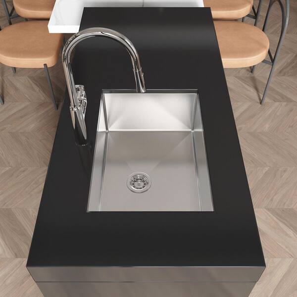 SJ STAR&JANE 27 in. x 19 in. Single Bowl Undermount Kitchen Sink