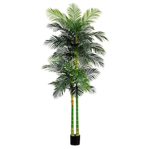 9 ft. Artificial Double Golden Cane Palm Tree