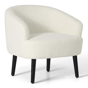 Bayville 29 in. Mid-Century Modern Barrel Club Chair in Cream