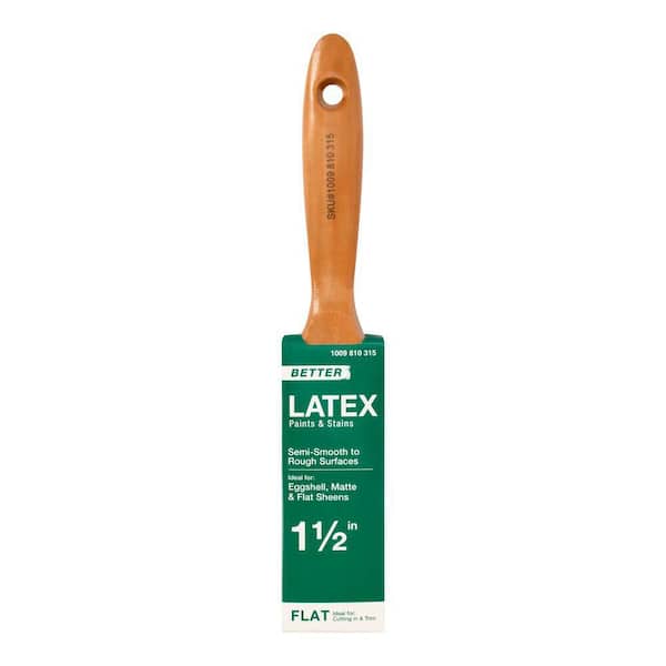 Better 1.5 in. Polyester Flat Cut General Purpose Paint Brush
