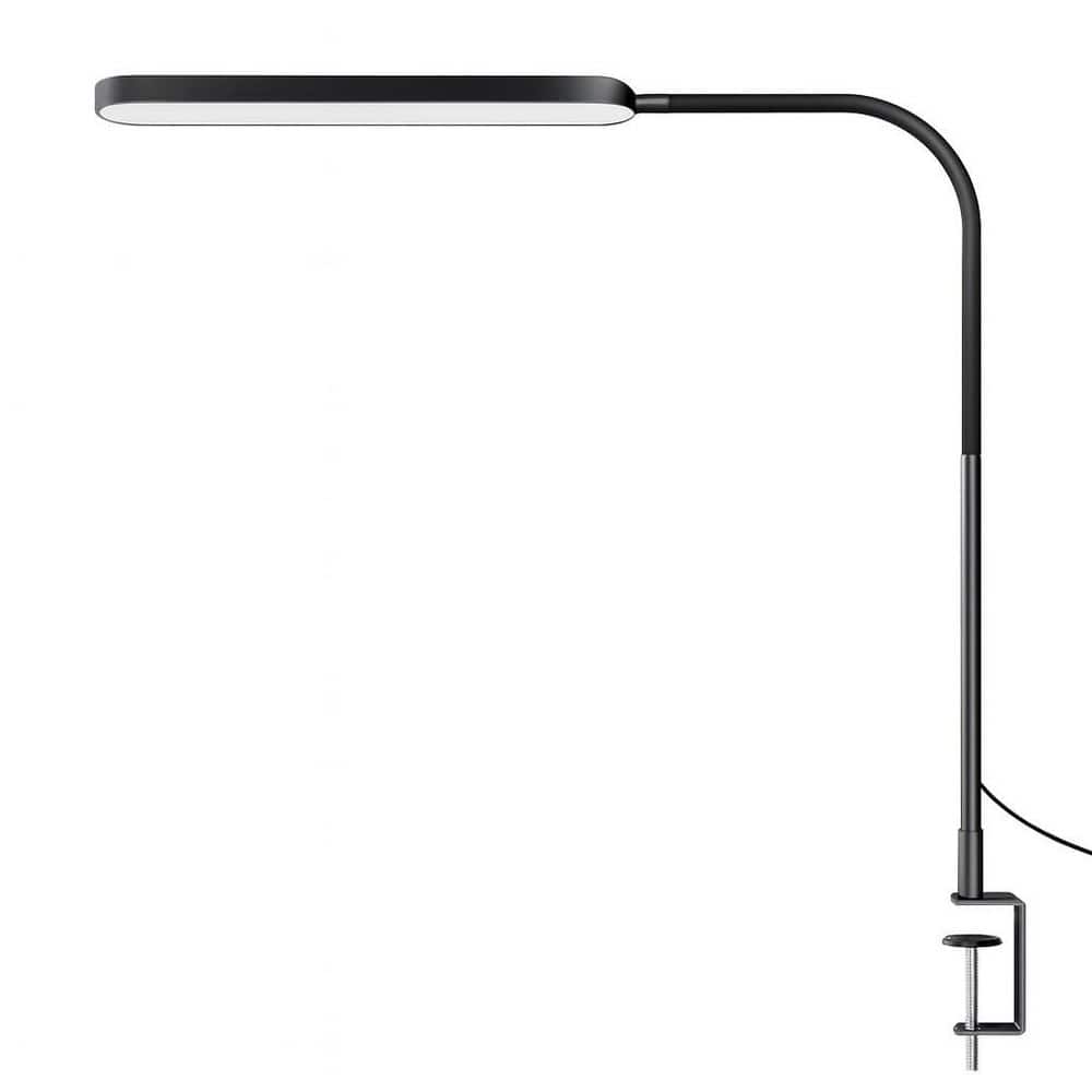 33.5 in. Black LED Clip-On Desk Lamp-Gooseneck Light with 5-Color Modes, 11-Brightness Levels, Timer and Memory Function price history on PriceWatchPro