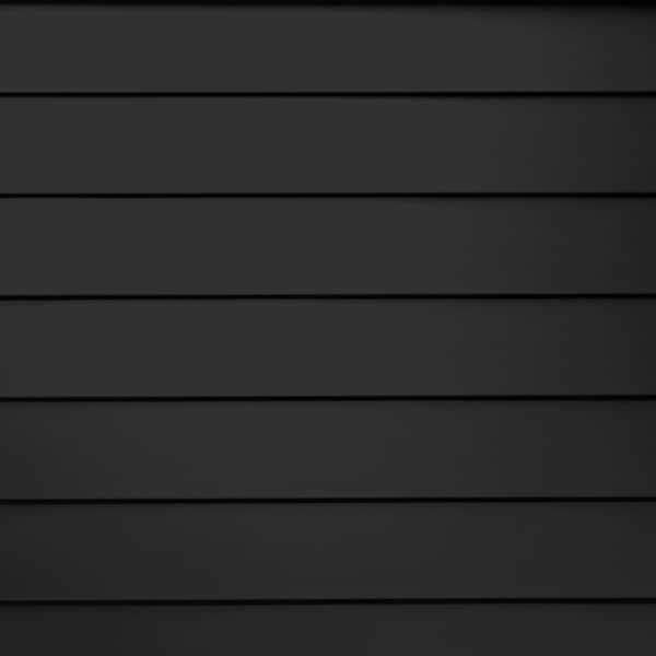 James Hardie Magnolia Home Hardie Plank HZ5 5.25 in. x 144 in. Fiber Cement Smooth Lap Siding Midnight Soot