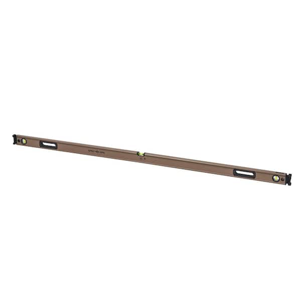 SPEC OPS 72 in. Magnetic Box Beam Level, Tourniquet Bungee System, 33% Larger Block Vials, Aluminum