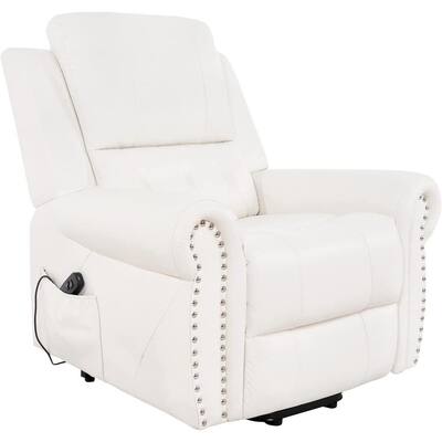 Utopia 4niture Dyan Gray Linen Recliner Chair with Thick Seat Cushion and  Backrest HAPP289527AAE - The Home Depot
