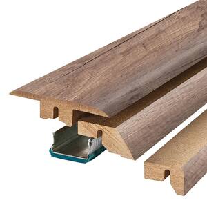 Ice 0.75 in. T x 2.37 in. W x 78.7 in. L Laminate 4-in-1 Molding