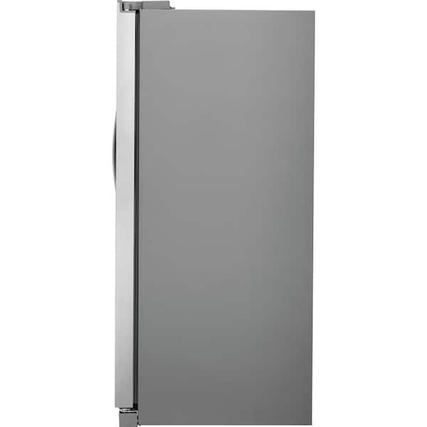 Frigidaire - 33 in. 22.3 cu. ft. Standard Depth Side by Side Refrigerator in Stainless Steel
