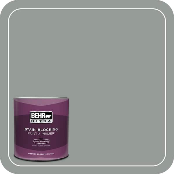 BEHR ULTRA 1 qt. #BXC-66 Dusk Blue Extra Durable Eggshell Enamel Interior Paint & Primer
