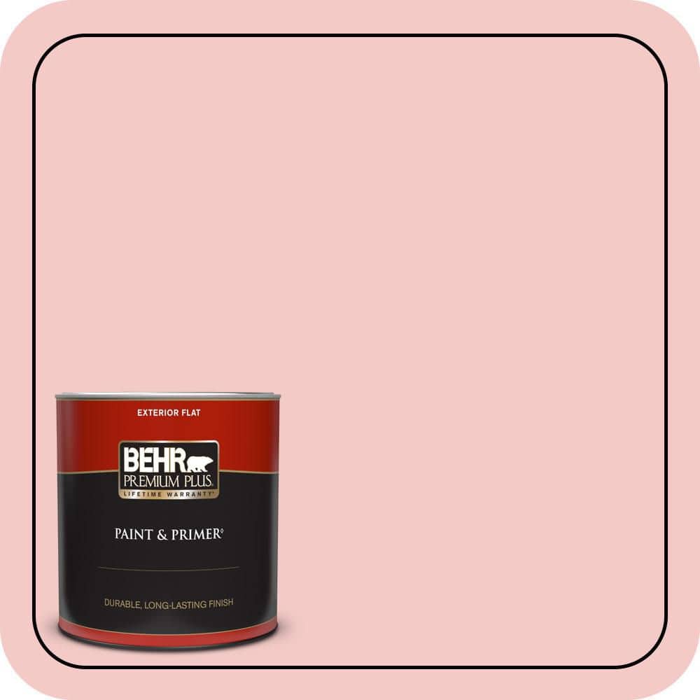 1 qt. #T12-20 First Peach Flat Exterior Paint & Primer price history on PriceWatchPro