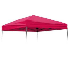 8 ft. x 8 ft. Square Replacement Canopy Gazebo Top for 10 ft. Slant Leg Canopy (Dark Red)