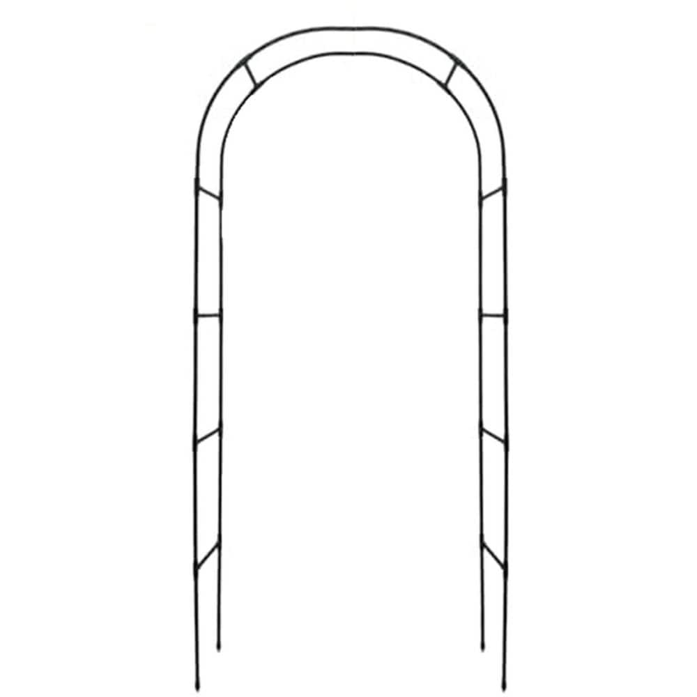 94 in. x 47 in. Metal Thickened Rust Proof Arch Arbor for Wedding Lawn Garden Holiday Decoration Party price history on PriceWatchPro