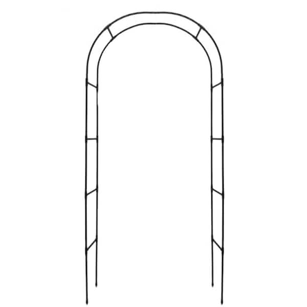94 in. x 47 in. Metal Thickened Rust Proof Arch Arbor for Wedding Lawn Garden Holiday Decoration Party