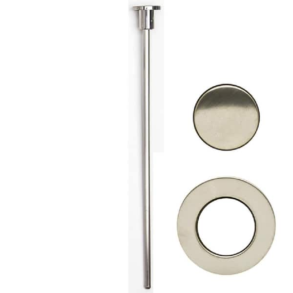 PF WaterWorks SinkSTRAIN Brushed Nickel Bathroom Sink Stopper in