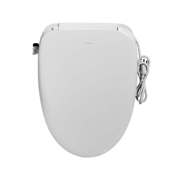 Luxury Toilet Seat Soft Close Square D Shape Top Quick Release Hinge Easy Clean 