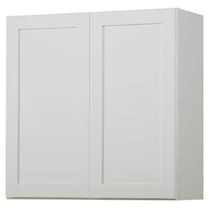 Westfield Feather 30 in. W x 12 in. D x 30 in. H Assembled Wall Kitchen Cabinet in White
