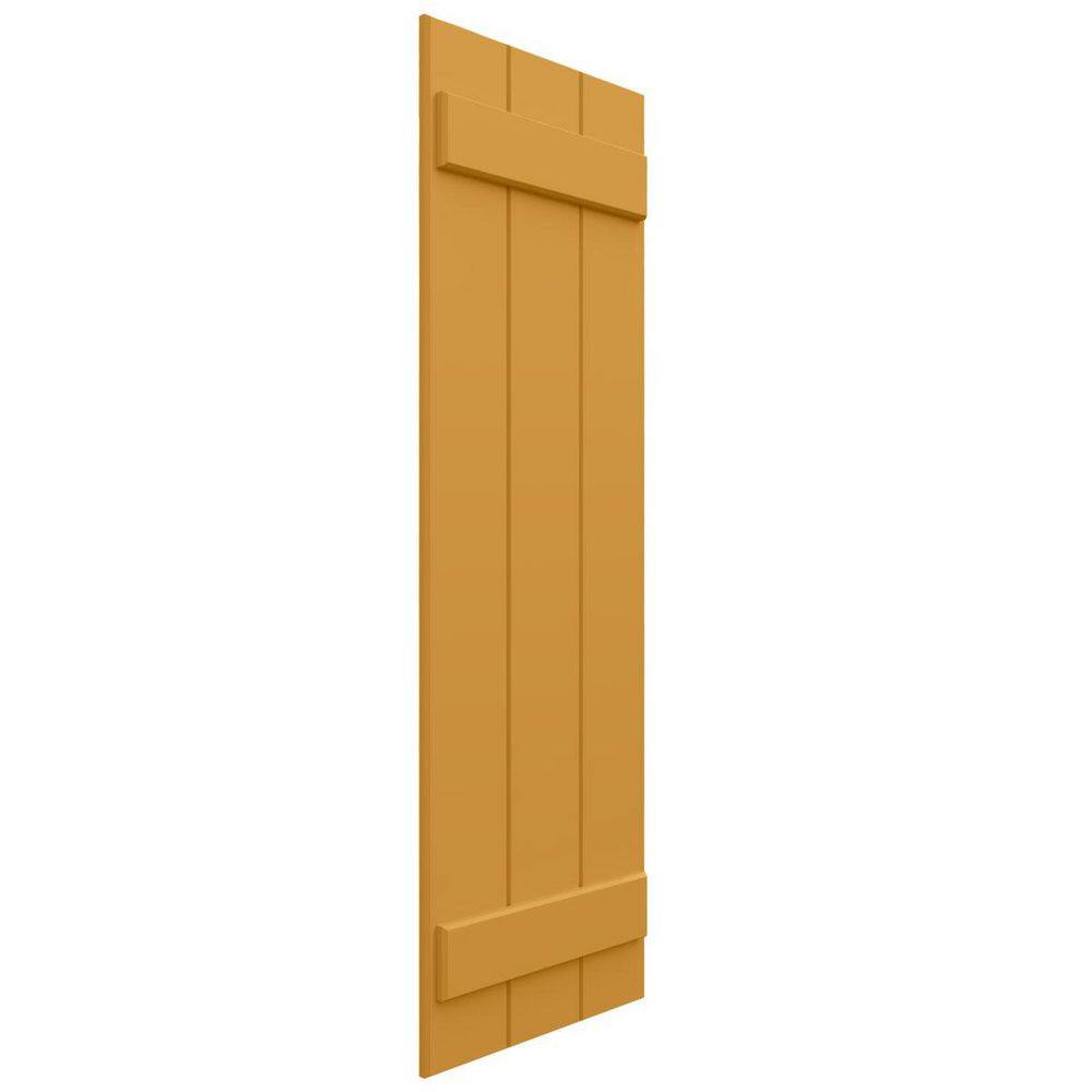 10 3/4 in.W x 48 in.H EnduraCore Composite, 2-Board Joined Board-n-Batten Shutters, Turmeric (Per Pair-No Hardware) price history on PriceWatchPro