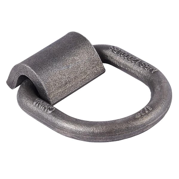 1 Inch Heavy Welded Metal D-Ring with Plastic Clasp Closeout, Extra Strength