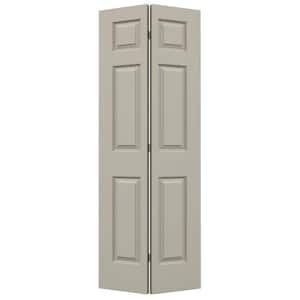24 in. x 80 in. Colonist Desert Sand Painted Smooth Molded Composite Closet Bi-fold Door