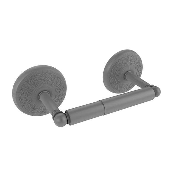 Monte Carlo Collection Wall Mounted Toilet Paper Holder in Matte Gray