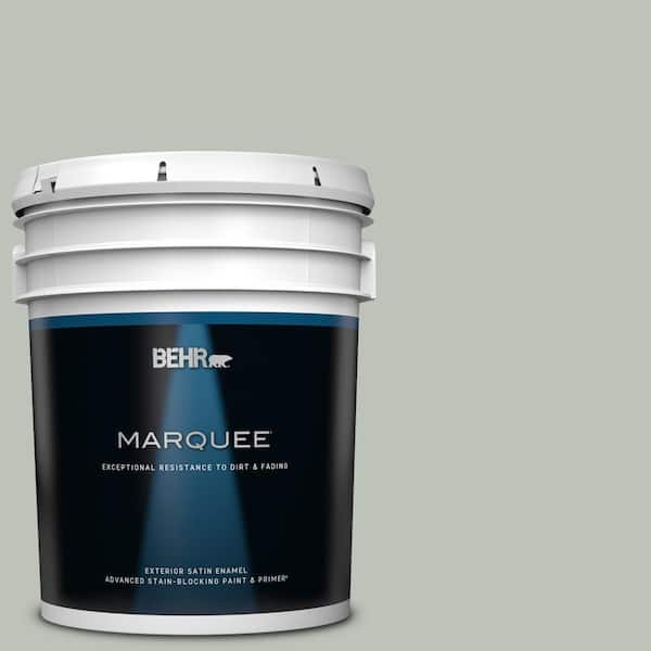 BEHR MARQUEE 5 gal. #710E-3 Rhino Satin Enamel Exterior Paint & Primer