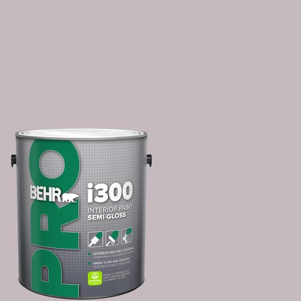 BEHR PRO 1 gal. #N110-2 Mulberry Stain Semi-Gloss Interior Paint PR37001 -  The Home Depot