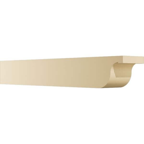 Ekena Millwork Standard Del Monte 6 in. W x 6 in. H x 42 in. D Signature Urethane Rafter Tail Outlooker