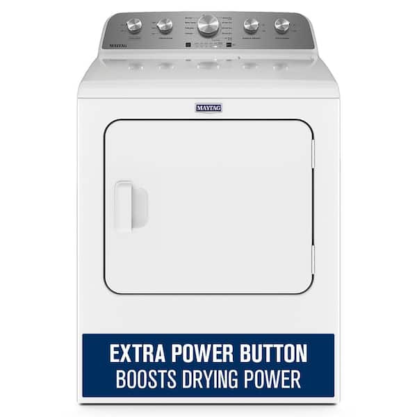 7.0 cu. ft. Vented Electric Dryer in White