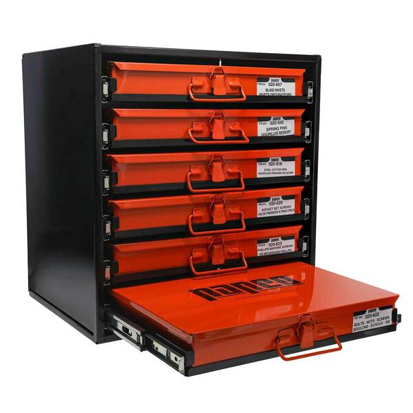 1035 Piece Grade 5 USS Coarse Nut Bolt And Washer Assortment With 30 P Bins 13383915372588 580x