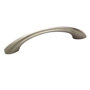 Vaile 3-3/4 in. (96mm) Modern Satin Nickel Arch Cabinet Pull