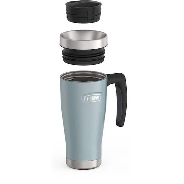 Thermos 16 oz. Glacier Blue Stainless Steel Travel Mug EA-IS1002GC4 - The  Home Depot