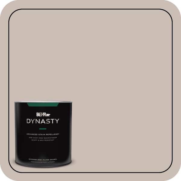 BEHR DYNASTY 1 qt. #N180-3 Racetrack Semi-Gloss Enamel Interior Stain-Blocking Paint and Primer
