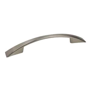 Silverthorn Collection 3 3/4 in. (96 mm) Brushed Nickel Modern Cabinet Arch Pull