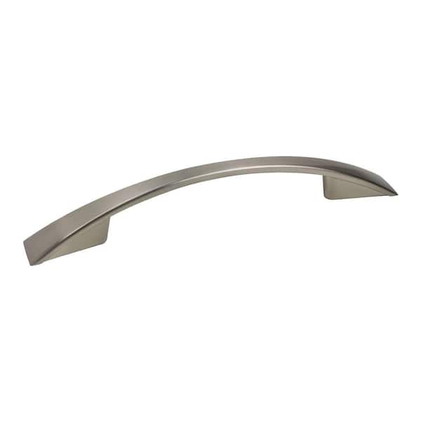 Richelieu Hardware Silverthorn Collection 3 3/4 in. (96 mm) Modern Brushed Nickel Cabinet Arch Pull