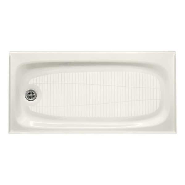 KOHLER Salient 60 in. x 30 in. Base with Left-Hand Drain in Biscuit