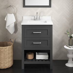 Reviews for Home Decorators Collection Autumn 36 in. Single Sink Gray ...
