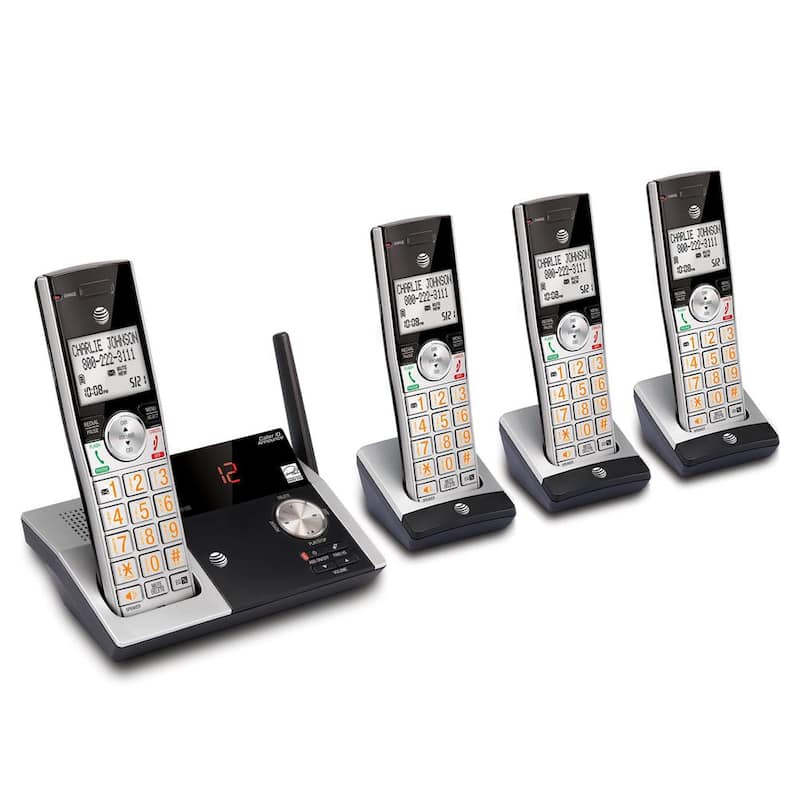 DECT 6.0 4-Handset Expandable Digital Cordless Answering System and Caller ID